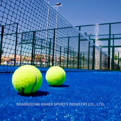 COem συνήθειας Padel αντισφαίρισης πανοραμική SBR γηπέδων πολυ υποστήριξη λατέξ χρώματος