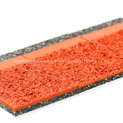 Λαστιχένιος εύκαμπτος σάντουιτς συστημάτων τρέχοντας τύπος δαπέδων διαδρομής TPU ομαλός