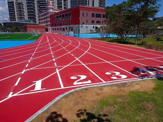Διαδρομή IAAF υψηλής τριβής για τσιμεντένιο σκυρόδεμα ή σκυρόδεμα με αποστράγγιση και ανθεκτικό στις υπεριώδεις ακτίνες