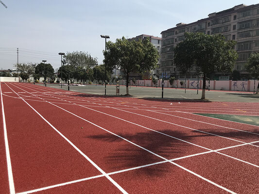 Επαγγελματική Ελαστική Διαδρομή Στίβου από EPDM Καουτσούκ 13-25mm με Αντίσταση στην UV Ακτινοβολία και Πολυπορώδες Ελαστικό Σύστημα