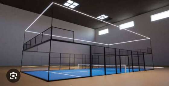 Πρωταθλήματα Padel Court ΗΠΑ Κατασκευασμένο ASTM Πιστοποιημένο 20ετή εγγύηση & εγκατάσταση κλειδί σε χεράκι