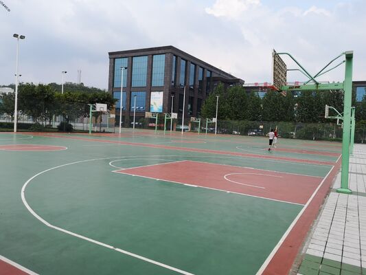 Υψηλή σκληρή ακρυλική επιφάνεια για σχολικές αθλητικές εγκαταστάσεις με εύκολη εφαρμογή και παρατεταμένη εγγύηση