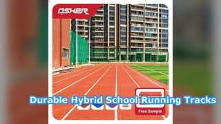 Custom Hybrid School Running Track Solutions