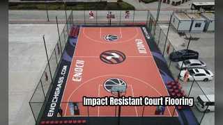 Ανθεκτικό ακρυλικό αθλητικό δάπεδο με υψηλή απορρόφηση κραδασμών
